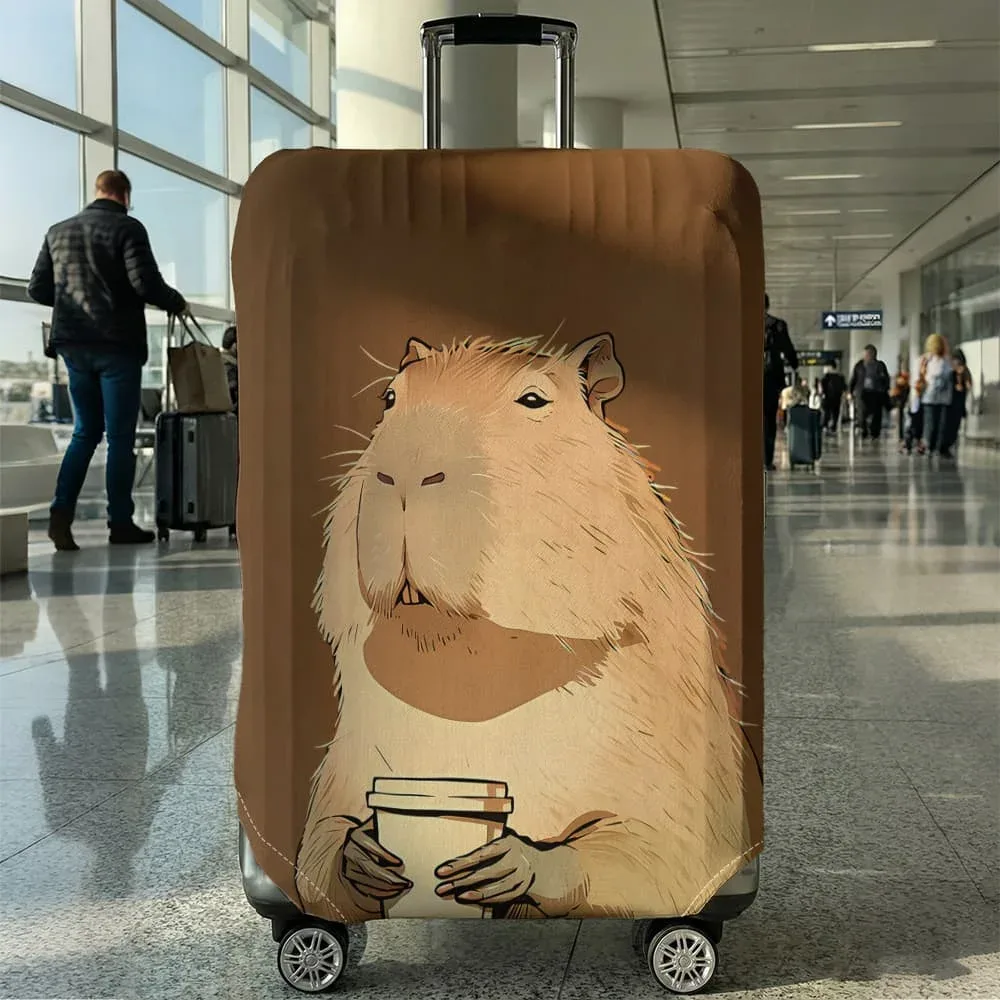 housse de protection pour bagages à motif animal, ensemble adapté aux bagages de 18 à 32 pouces, housse de poignée de valise, accessoires de voyage