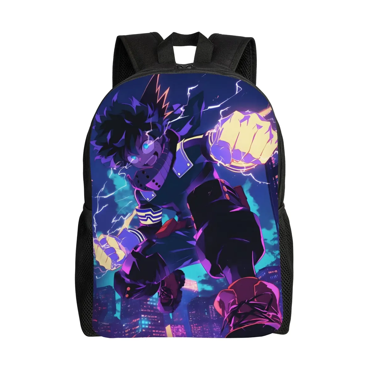 Sac à dos Cyberpunk Deku, 1 pièce, sac de rangement pour l'école, My Hero Academia, cadeau d'anniversaire, nouvelle année scolaire