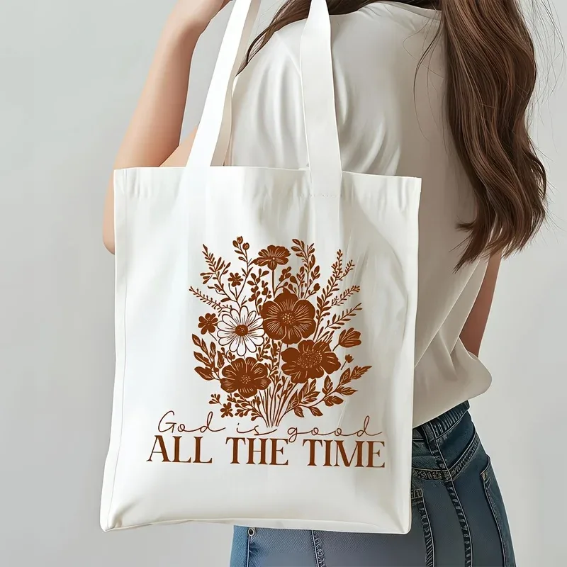 sac à main à motifs floraux, sac à bandoulière spacieux et robuste, sac de shopping, adapté aux voyages, au shopping et à un usage quotidien