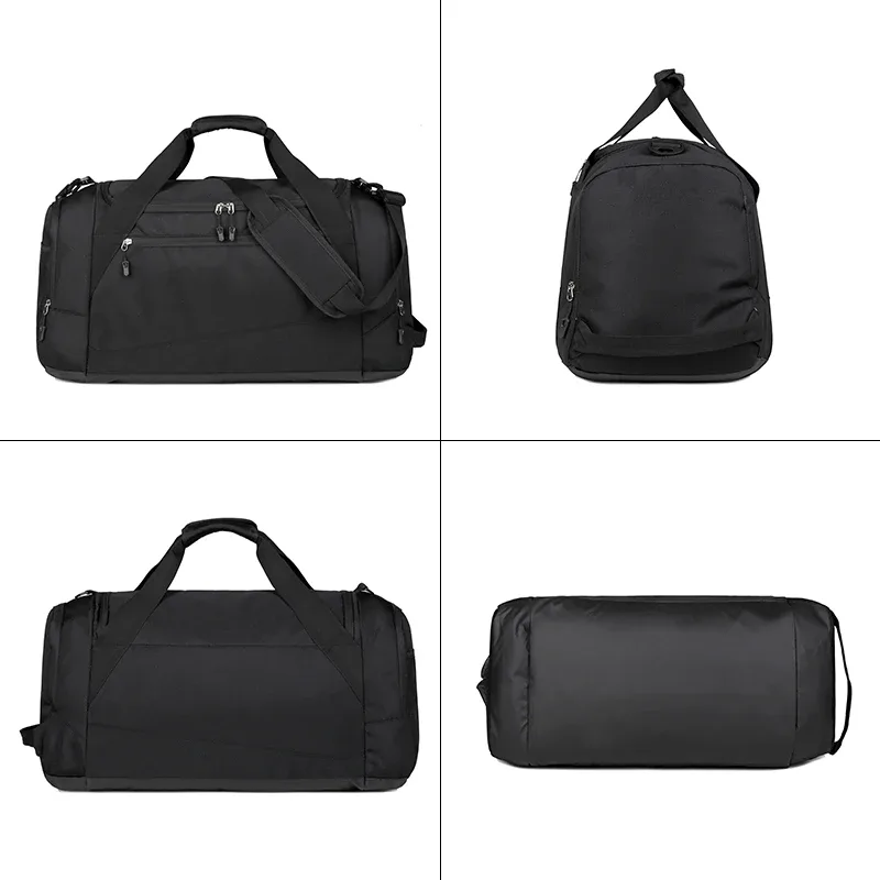 sac de voyage personnalisé haute capacité avec séparation sec/humide, sac de sport avec logo, sac de gym, sac de boxe avec nom imprimé