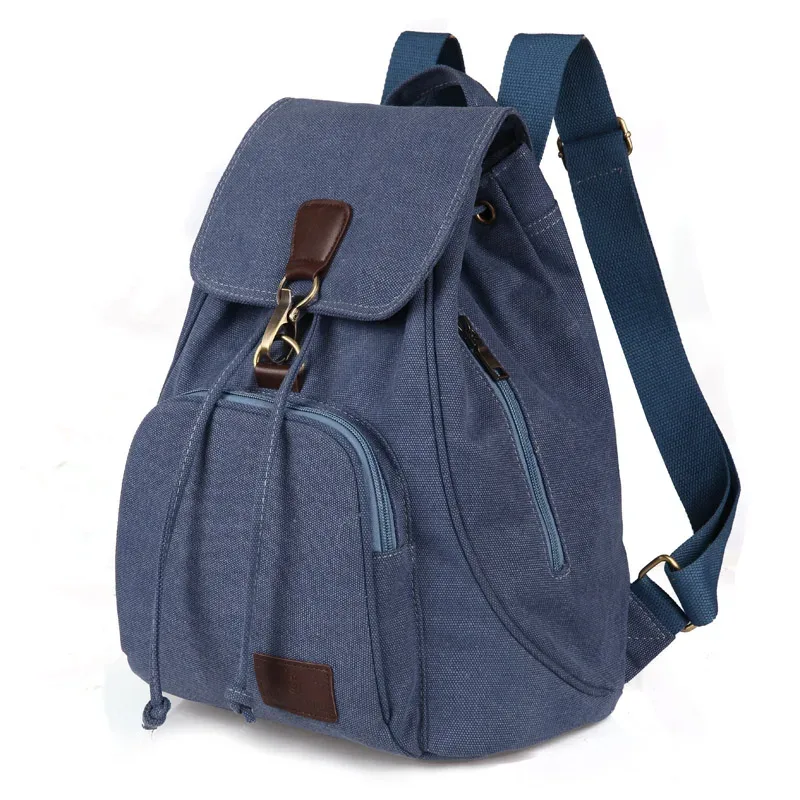 sac à dos en toile pour femme, sac de voyage vintage en pur coton, sacs d'école pour ordinateur portable, sac initié pour adolescentes, mode, proximité, wstring