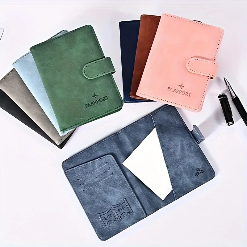 porte-passeport personnalisé avec motif d'animal de compagnie. élégante trousse de voyage pour documents, cadeau personnalisé pour les vacances, les affaires et plus encore