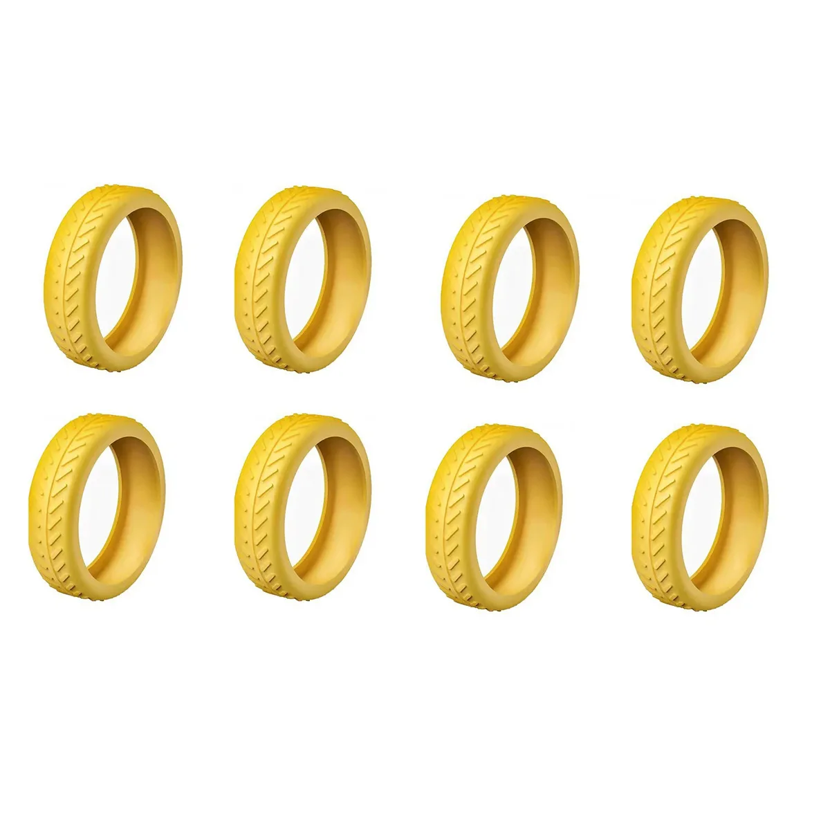 1/4/8 pièces manchon de roulette en silicone sourdine roue de réduction du bruit housse de roulettes anti-rayures pour valise à bagages à main
