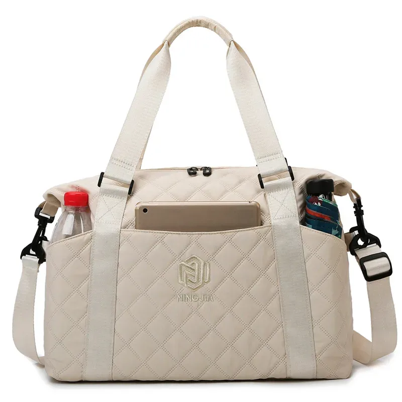 Sac de voyage étanche en plein air de grande capacité, sac à main de bagage pour femmes, sac à bandoulière Oxford pour hommes, sac de sport, sacs à bandoulière