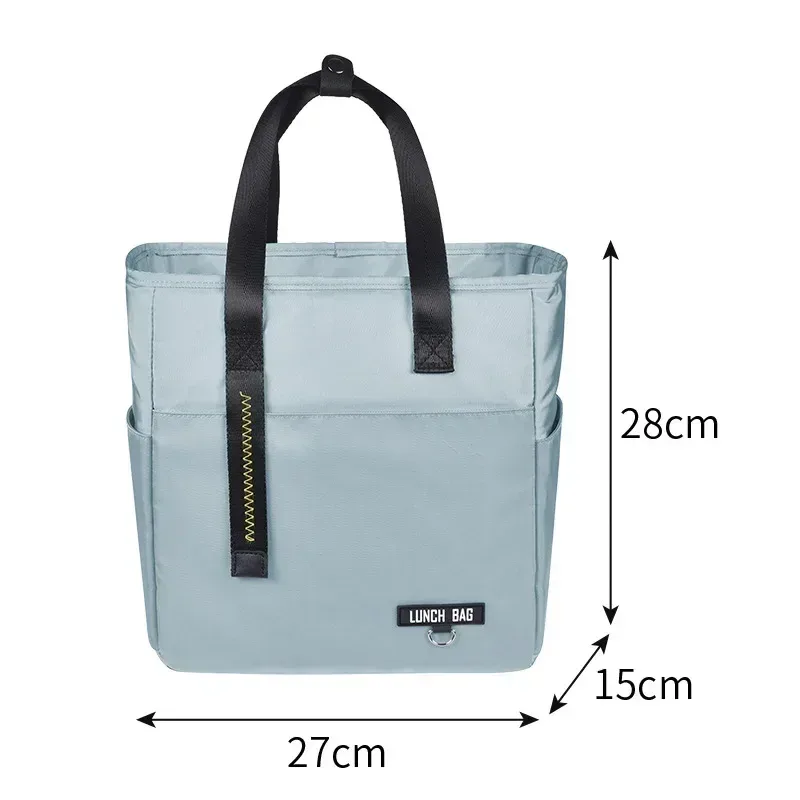 sacs de rangement à fermeture éclair pour femmes, sacs isothermes de voyage pour pique-nique, sacs à main, boîte à lunch bento, sac thermique grande capacité pour aliments