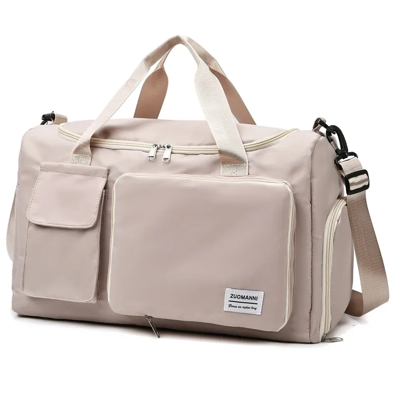 unixinu sac de voyage à main de grande capacité pour week-end sacs de sport de nuit avec compartiment à chaussures sacs de sport et de fitness pour femmes