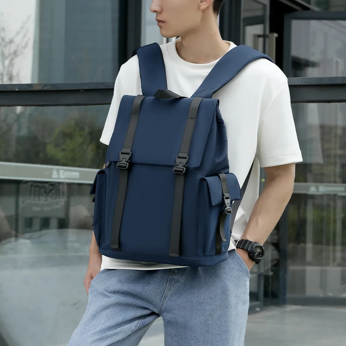 sac à dos décontracté sac à bandoulière élégant sac à dos pour ordinateur portable sac à dos durable pour un usage quotidien travail voyage