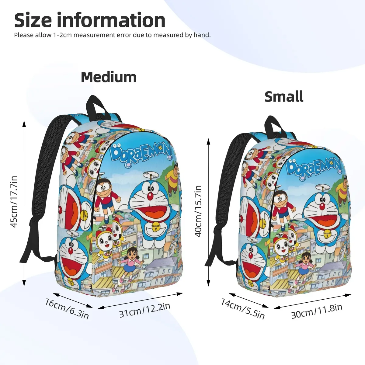 sac à dos doraemons blue cats pour hommes et femmes, sac à dos tendance pour lycée, sac à dos d'affaires, sacs en toile pour ordinateur portable, pour l'extérieur