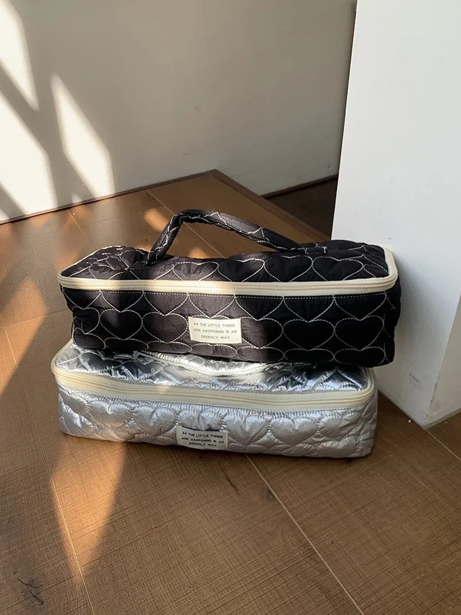 Sac de rangement pour sèche-cheveux de grande capacité, sac à cosmétiques Portable, trousse de maquillage pour femmes, trousse de toilette, organisateur de voyage