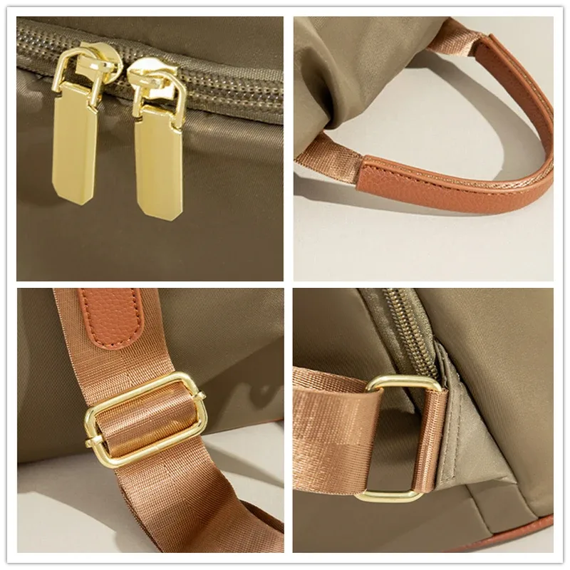 sac à dos esthétique pour femmes, style décontracté, tissu oxford, sac à dos léger, design simple, mode féminine, sacs urbains