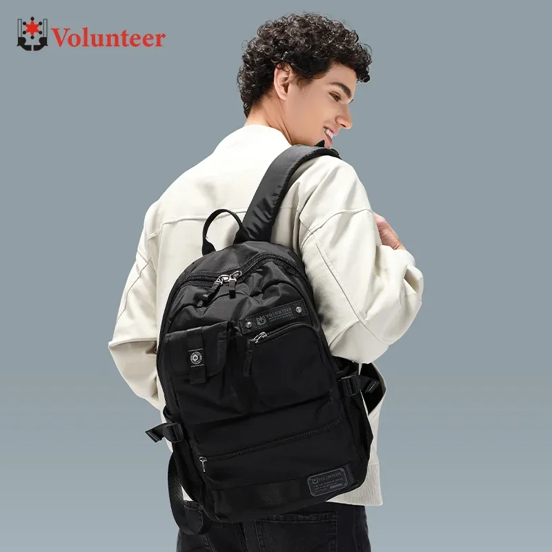 volunteer sac à dos de voyage pour hommes femmes 2025 décontracté mode oxford tissu sac à dos étanche homme randonnée camping sac à dos 1825-02