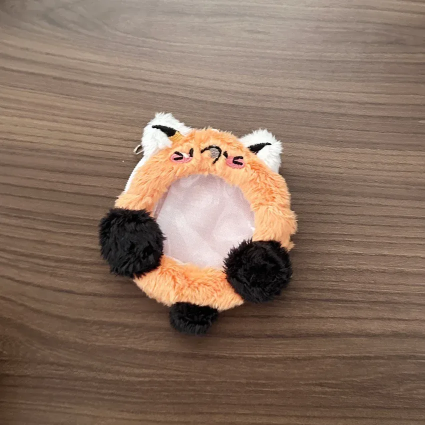 breloque de sac bouffante originale ins75/58, adorable animal en peluche, mini pochette, badge rond, housse de protection