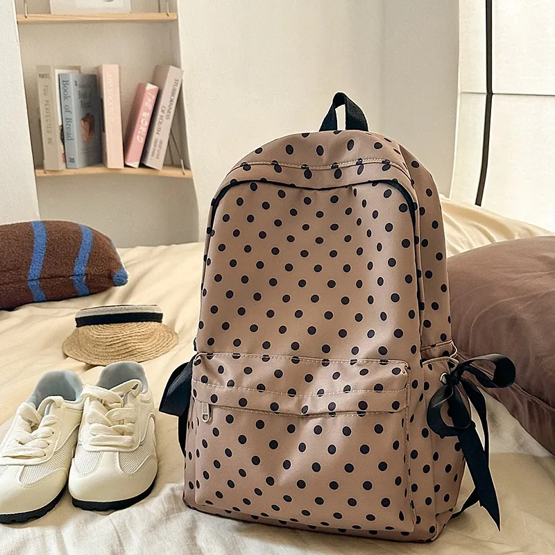 sac à dos de grande capacité avec fermeture éclair en nylon, sacs polyvalents et décontractés pour femmes, sacs d'école en fil à coudre à la mode, offre spéciale, 2025