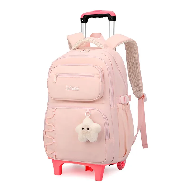 sac à dos scolaire pour enfants, sac à roulettes pour filles, sac à dos pour étudiants, sac à livres pour enfants, sac à dos à roulettes, sac à dos à roulettes