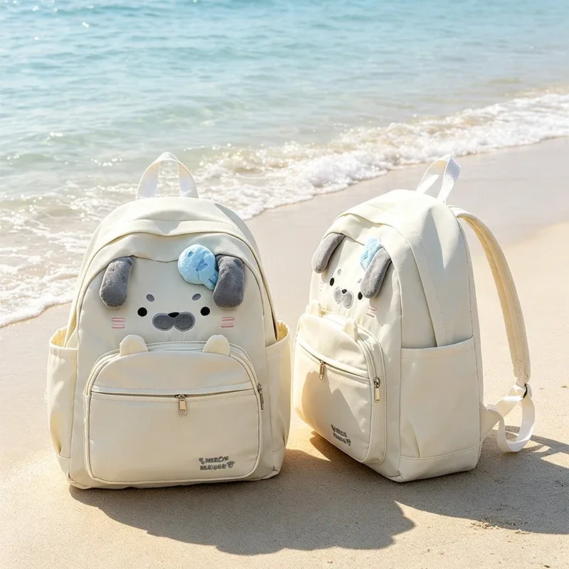 sac à dos mignon, motif chien de dessin animé, léger, grande capacité, durable, pour les élèves des écoles primaires, secondaires et lycées.