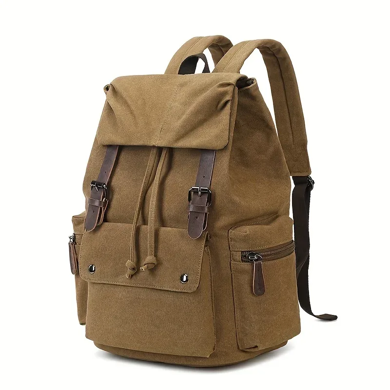 nouveau sac à dos en toile, sacs d'ordinateur de grande capacité version coréenne élégante, sac à dos de voyage de style collégial pour hommes et femmes