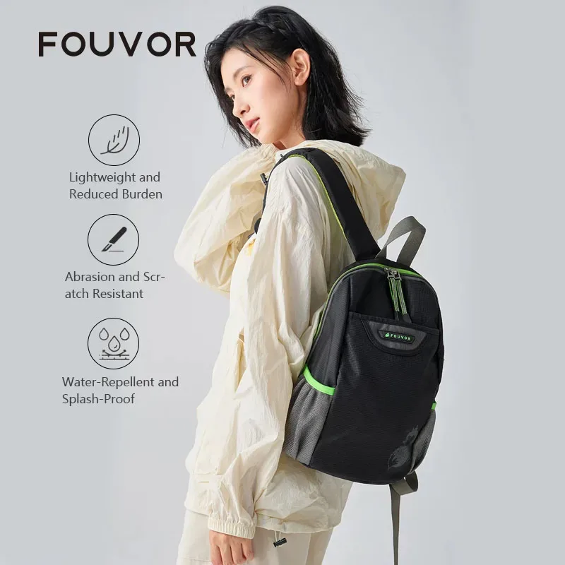 fouvor – sac à dos ultra-léger pour femmes, portable, grande capacité, pour sports de plein air, randonnée, voyage, sacs d'école pour étudiants, 2717-08 2717-15