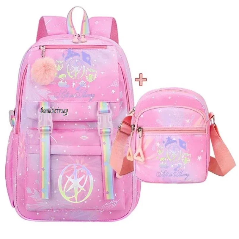 sacs à dos katseye avec imprimé amusant pour étudiants, sacs à dos pour la rentrée scolaire, sacs d'école grande capacité, sacs à dos de voyage pour l'extérieur
