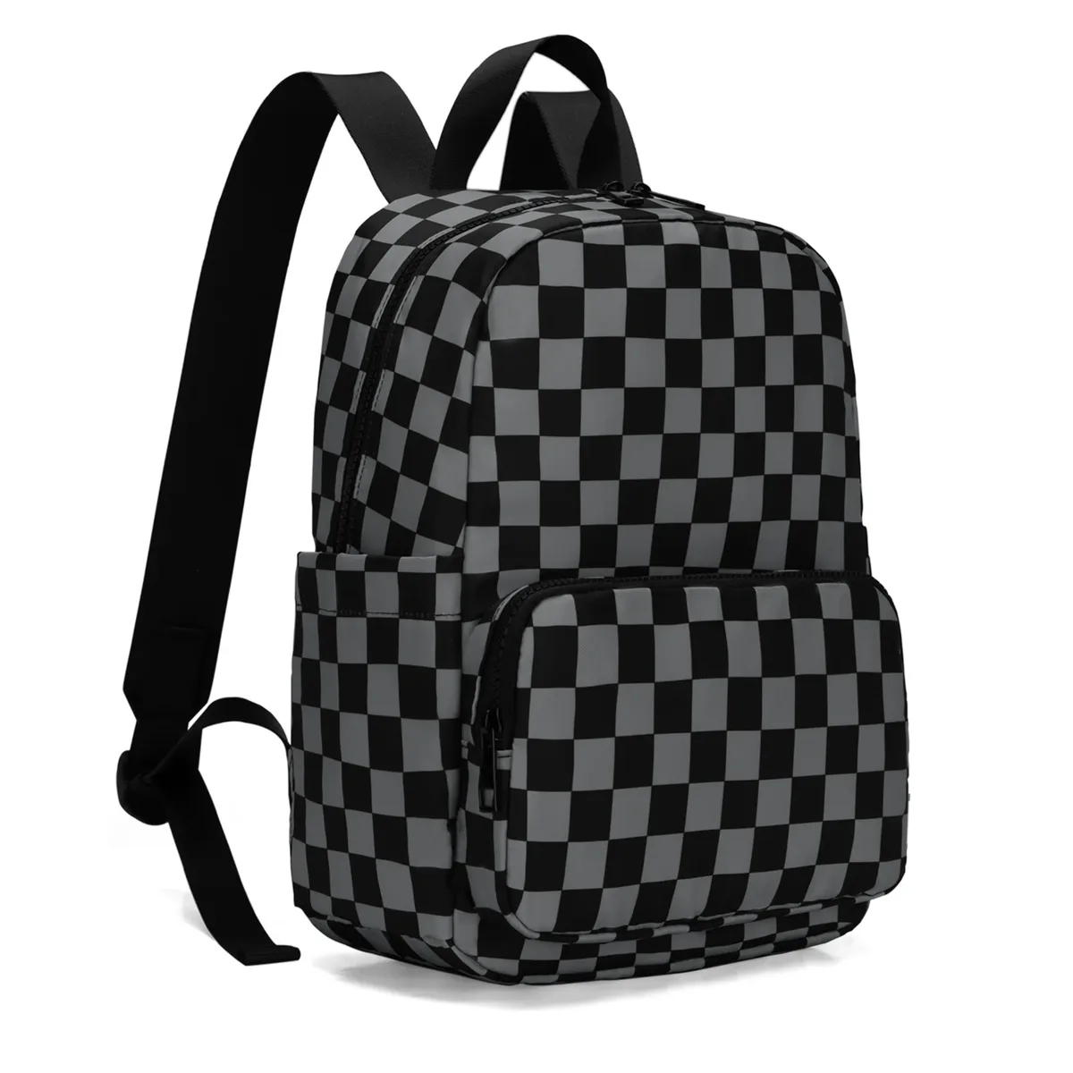 nouveau sac à dos classique unisexe à petits carreaux, léger et durable, imperméable, pour femmes, étudiants