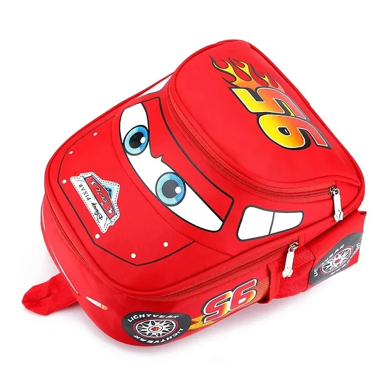 nouveau sac à dos multifonctionnel tendance pour garçon, motif lightning mcqueen, idéal pour l'école et les voyages, imperméable