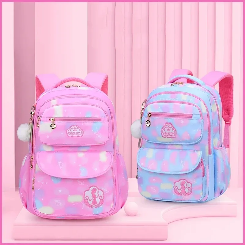 fille enfants sac à dos sac d'école sac à dos rose pour enfant enfant adolescent cartable primaire kawaii mignon étanche petite classe kit