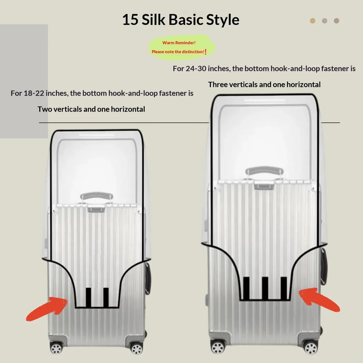 housse de protection transparente en pvc pour bagages de 16 à 28 pouces, imperméable, anti-poussière et résistante aux rayures, pour valise de voyage à roulettes