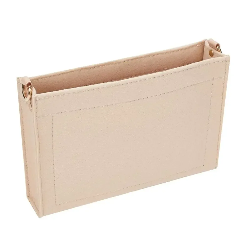 sac à main en feutre portable, sac d'insertion, rangement de cosmétiques, sac interne, sac de support, organisateur pour lv 19/26