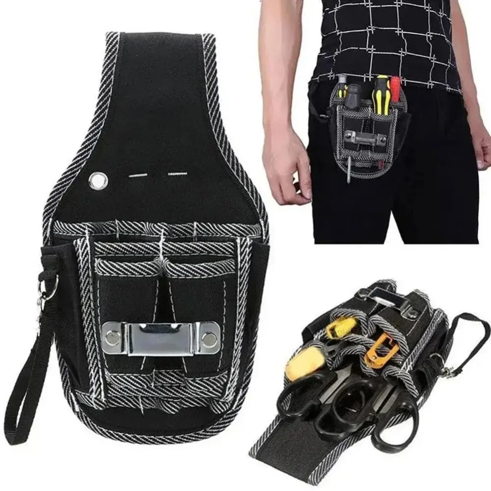 sacoche de ceinture simple pour électricien, porte-outils portable, étui de rangement pour outils, pochette de fixation pour perceuse