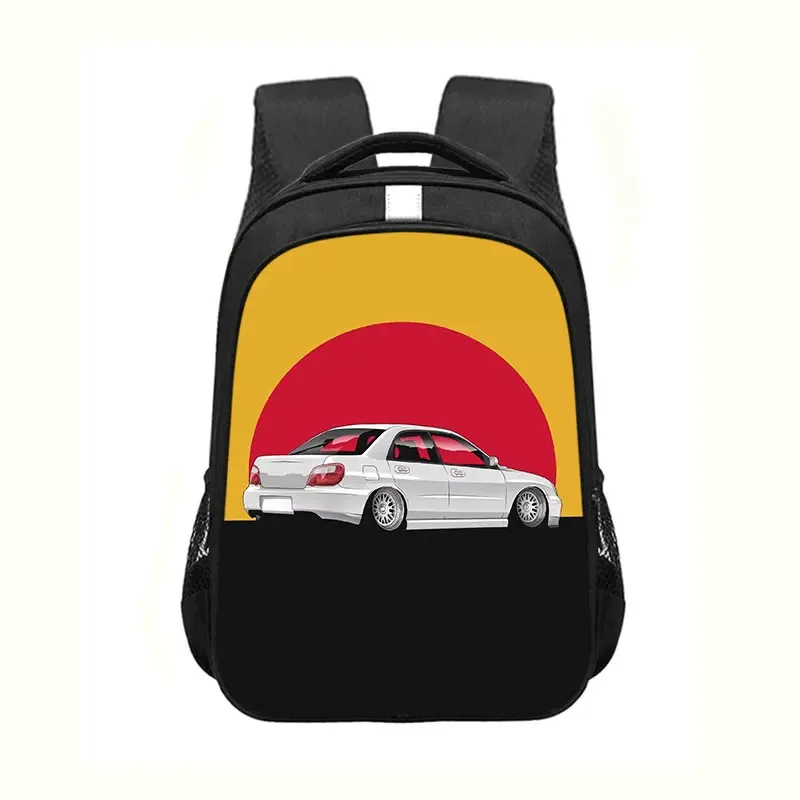 sac à dos imprimé voiture de course jdm pour hommes et femmes, moteur turbo, sac à dos pour enfants, sacs d'école pour adolescent, sac à dos pour ordinateur portable, sac de voyage, japon