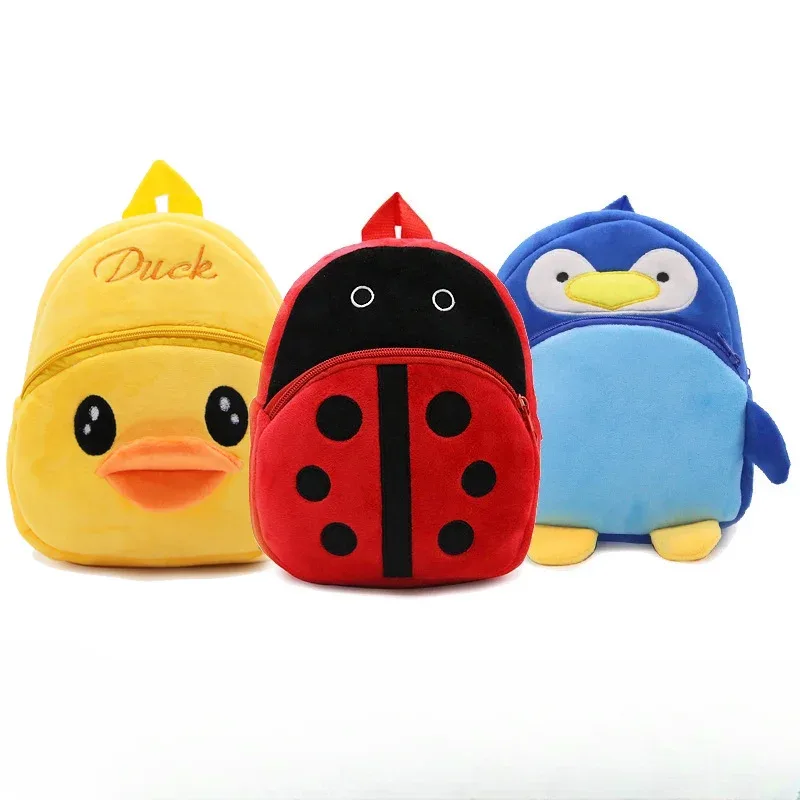 Sac à dos en peluche léger pour enfants, sac à dos créatif pour enfants de la maternelle, image animée, lancé gratuit, nouveau