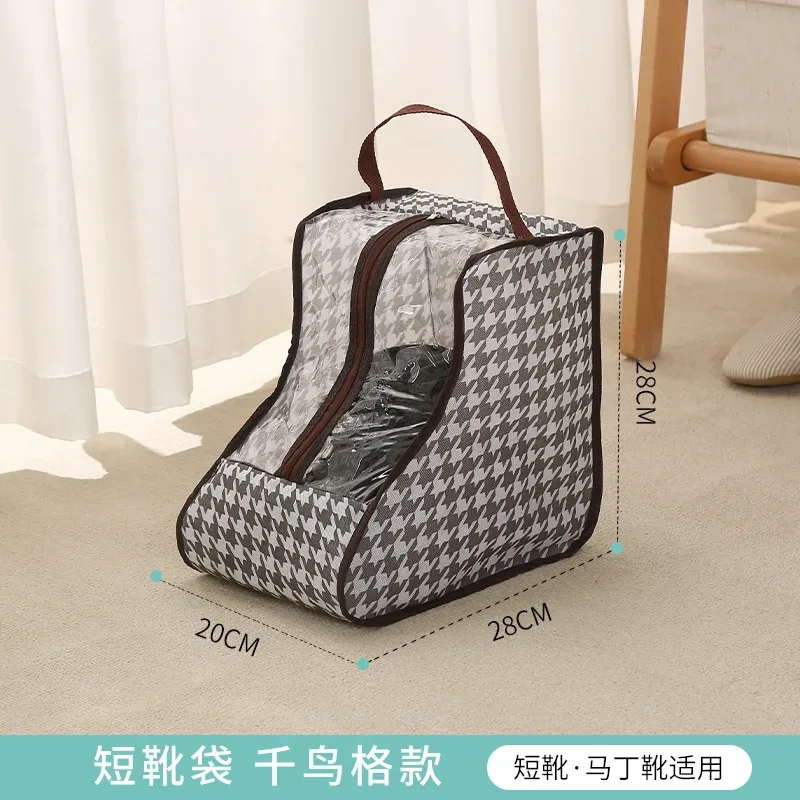 sacs de rangement pour bottes hautes avec fenêtre transparente en pvc, organisateur respirant et anti-poussière, empêche la déformation des bottes hautes pour femmes dans le placard