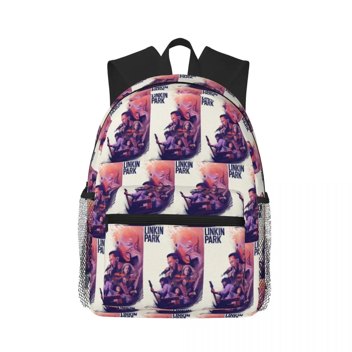 l-linkin-s p-park-s band sac à dos pour étudiant, sac d'école, randonnée, voyage, sac à dos pour garçons et filles, sac à bandoulière à la mode