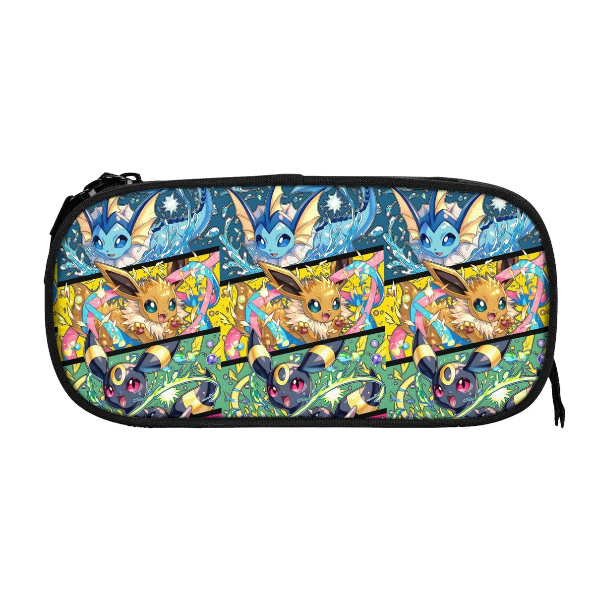 sacs à thème pokemon personnalisés, grande capacité, pour enfants, trousse à crayons pour garçons et filles