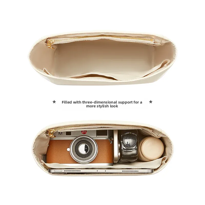 insert organisateur de sac pour sac à dos longchamp, rangement en nylon, support de sac en platine, rangement, modification intérieure, accessoires de sac
