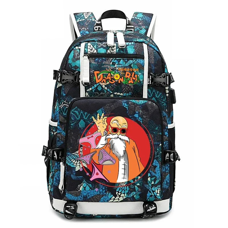 sac à dos pour étudiants avec imprimé dragon ball z, grande capacité, sac à dos décontracté pour enfants, adolescents, garçons et filles, pour l'école et les voyages