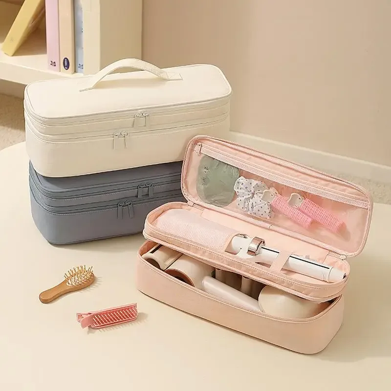sac de rangement portable pour sèche-cheveux, grande pochette de voyage protectrice pour accessoires de coiffure