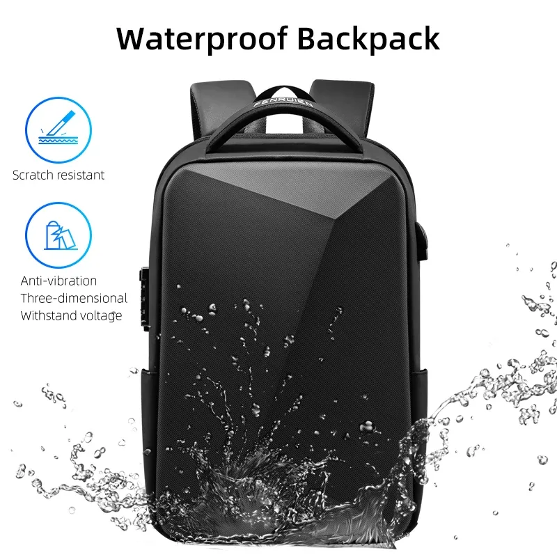 fenruien marque sac à dos pour ordinateur portable anti-vol étanche sacs à dos d'école usb charge hommes sac de voyage d'affaires sac à dos nouveau design