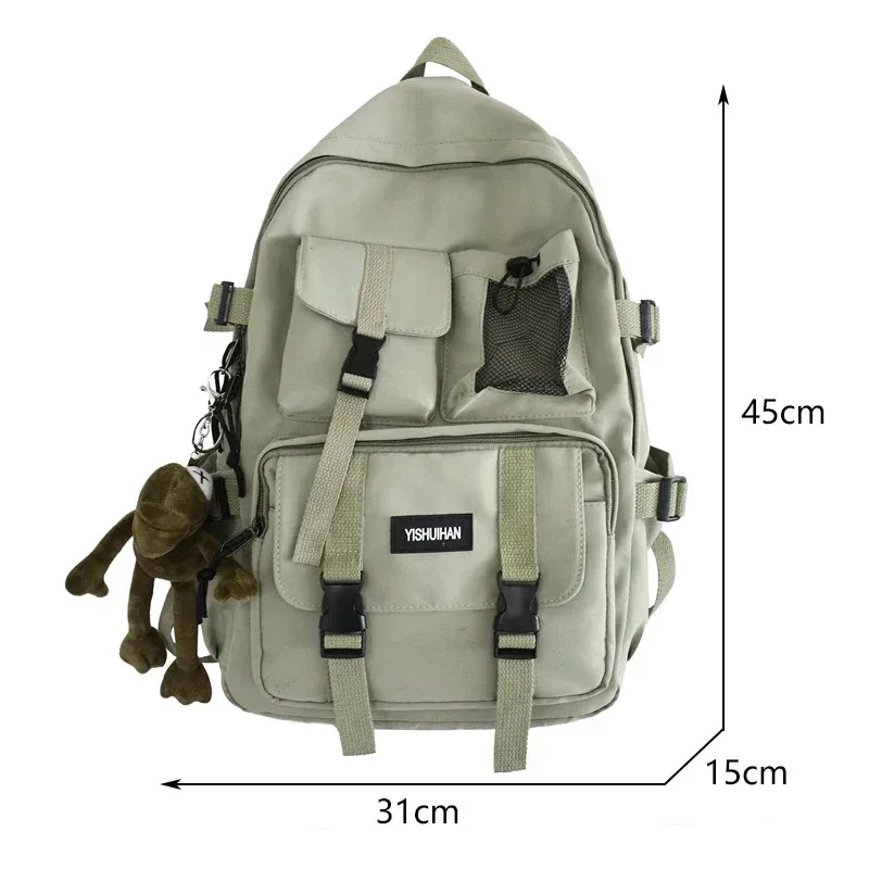 sac à dos multifonctionnel pour ordinateur portable adolescent, sac d'école en toile cool pour femmes, sacs à dos d'étudiant de haute qualité, cartable à la mode pour garçons et filles
