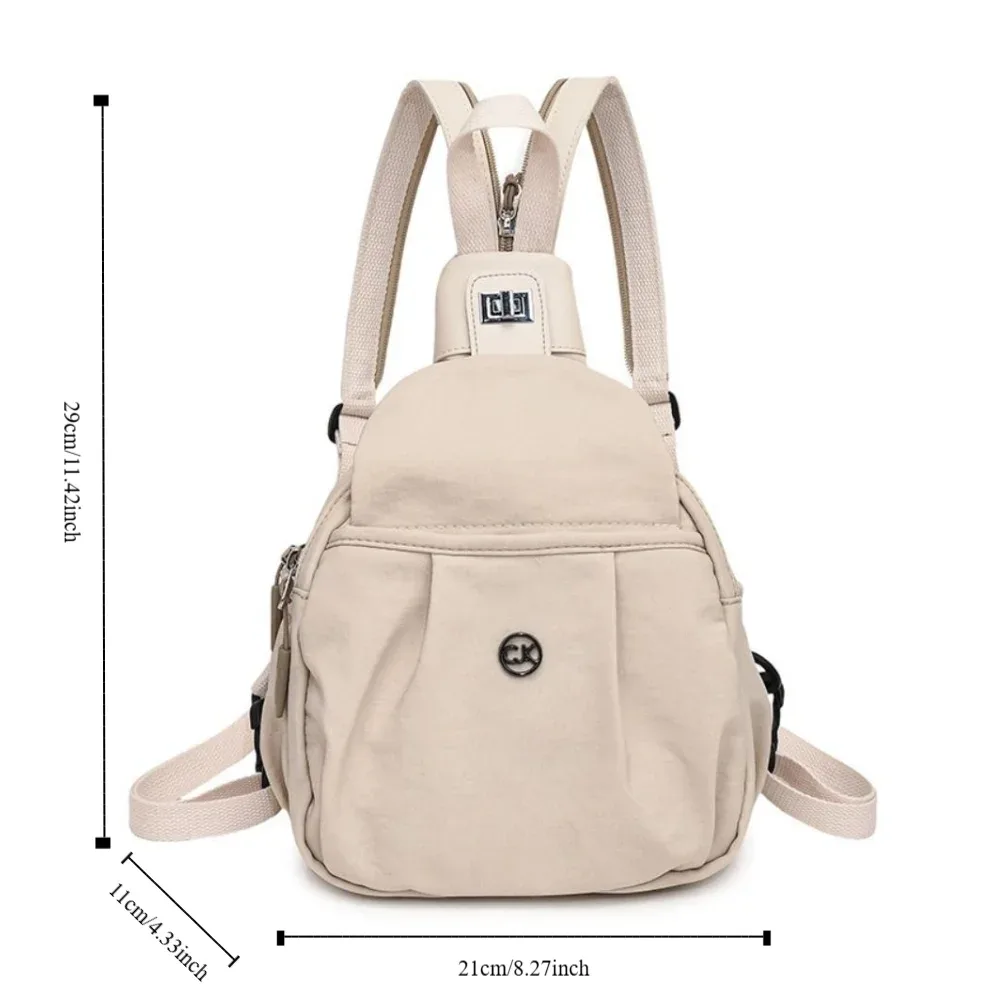 nouveau sac à dos en nylon imperméable multifonctionnel, sac bandoulière grande capacité léger, sac de poitrine, sacoche