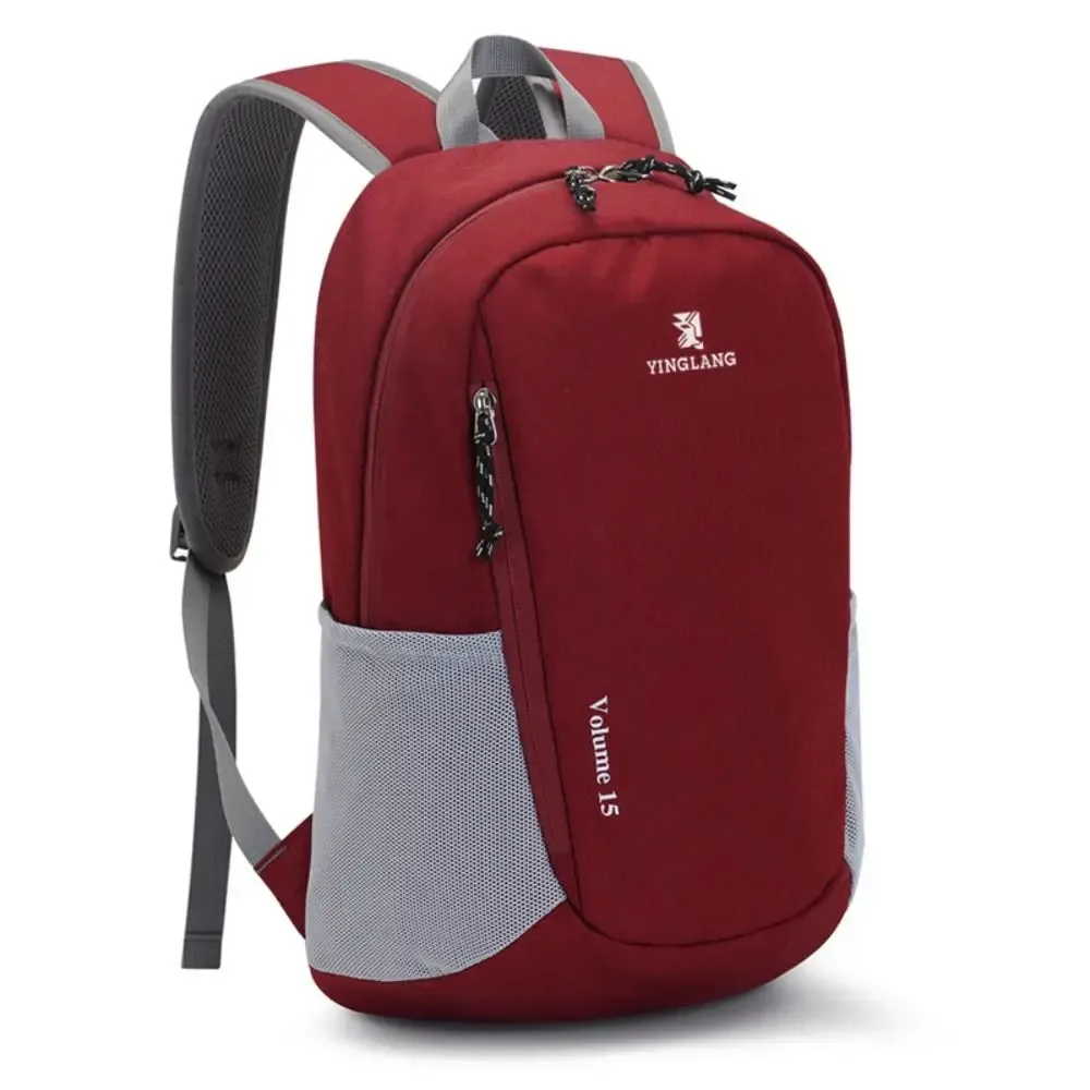 sac de camping en nylon 15l, grande capacité, ultraléger, sac à dos de sport, sac à dos de randonnée décontracté et portable pour l'extérieur