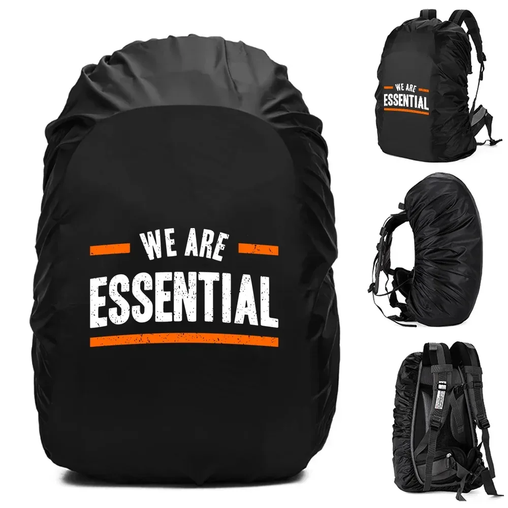 housse de pluie pour sac à dos, 20-70l, pour camping en plein air, randonnée, alpinisme, anti-poussière, imperméable, motif de phrase