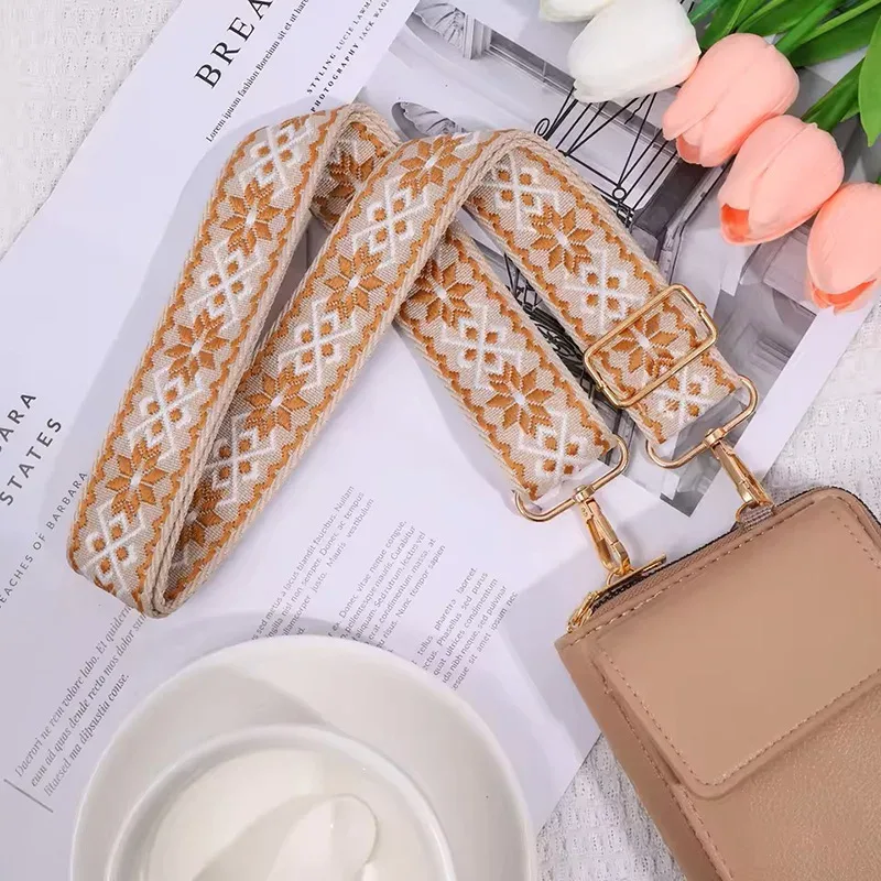 sangle d'épaule minimaliste et polyvalente de 1.5 pouces, sangle de sac multifonctionnelle remplaçable, accessoire de sac à bandoulière réglable
