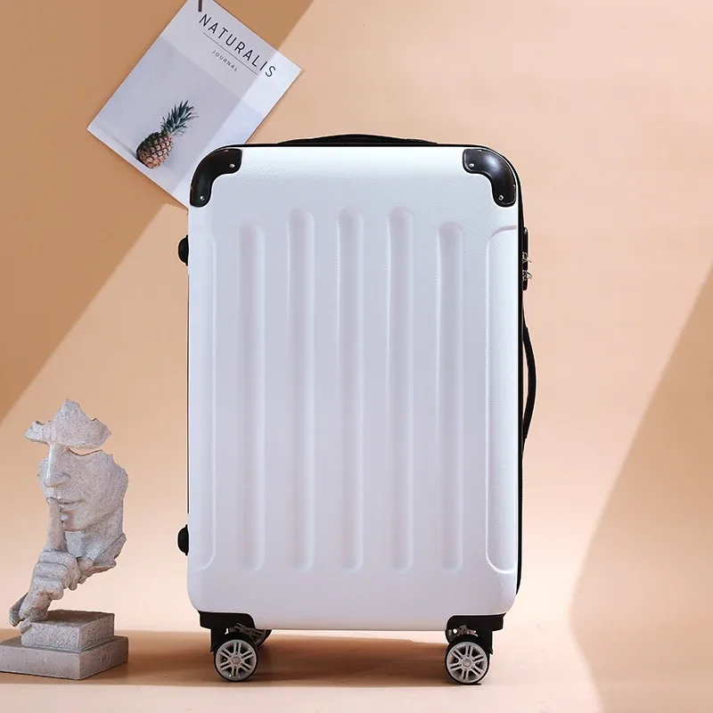 dropshopping 20 pouces pc bagages abs sac à bagages voyage boîtier de chariot 20 pouces unisexe luxe valise à roulettes