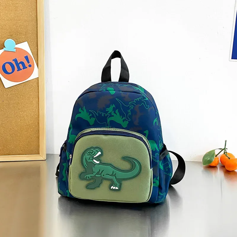 sac à dos de dinosaure de dessin animé personnalisé pour enfants, sac à dos pour garçons et filles, maternelle, personnalisation personnalisée, mode cool, nouveau
