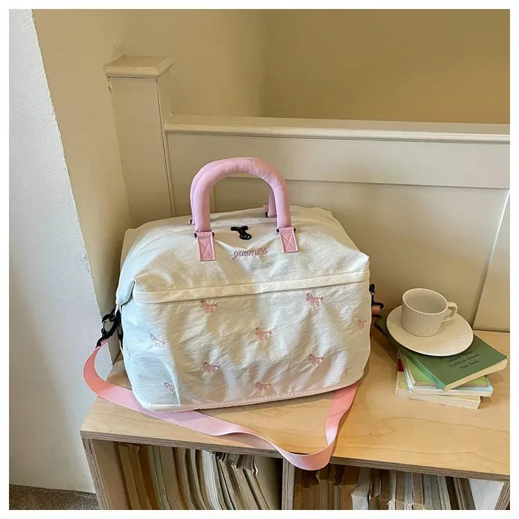 sac de voyage extensible avec compartiments séparés pour les articles secs et humides – sac de voyage de grande capacité, sac à main et sac de sport