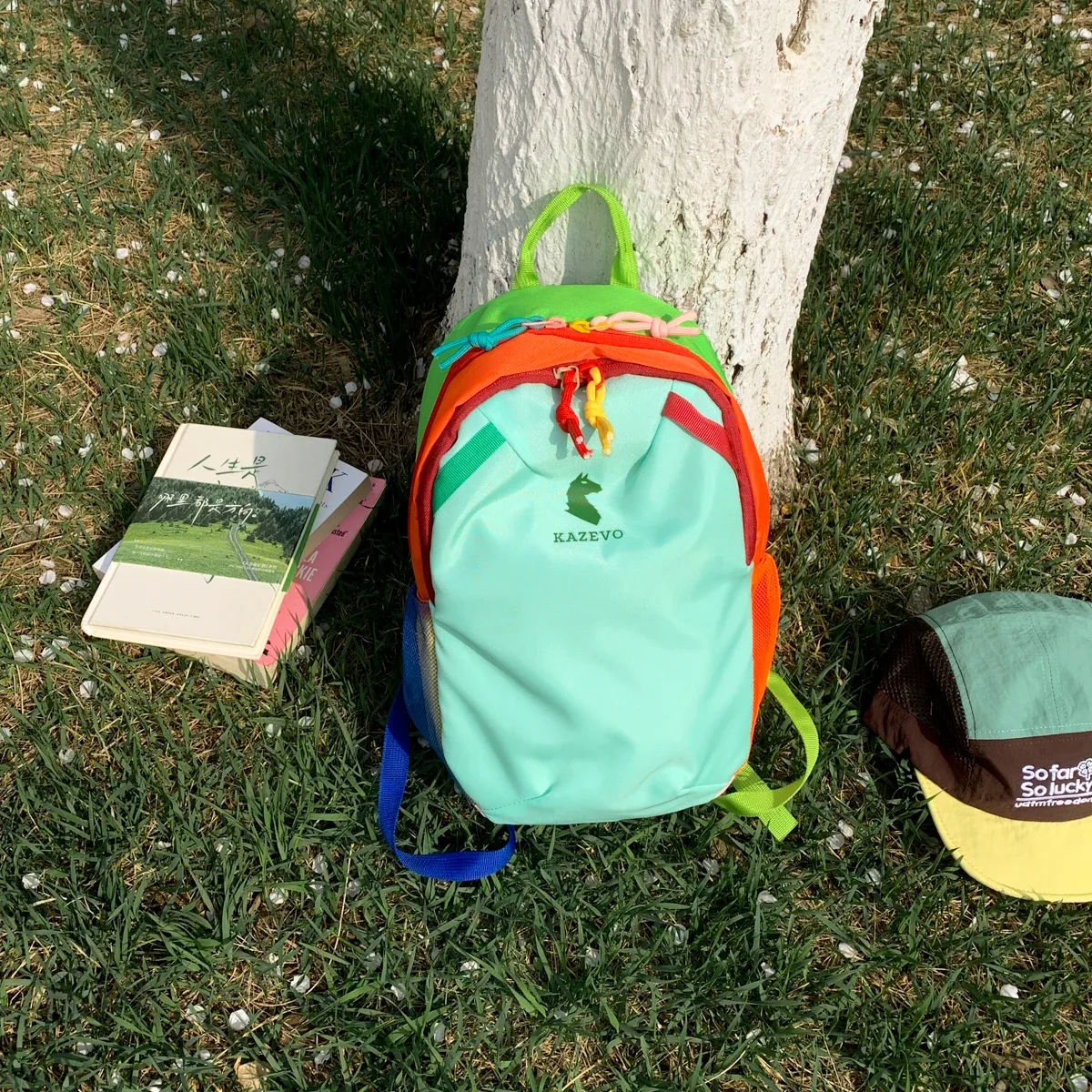 sac à dos de sport tendance style dopamine, en nylon léger, grande capacité, décontracté, pour la randonnée et l'alpinisme