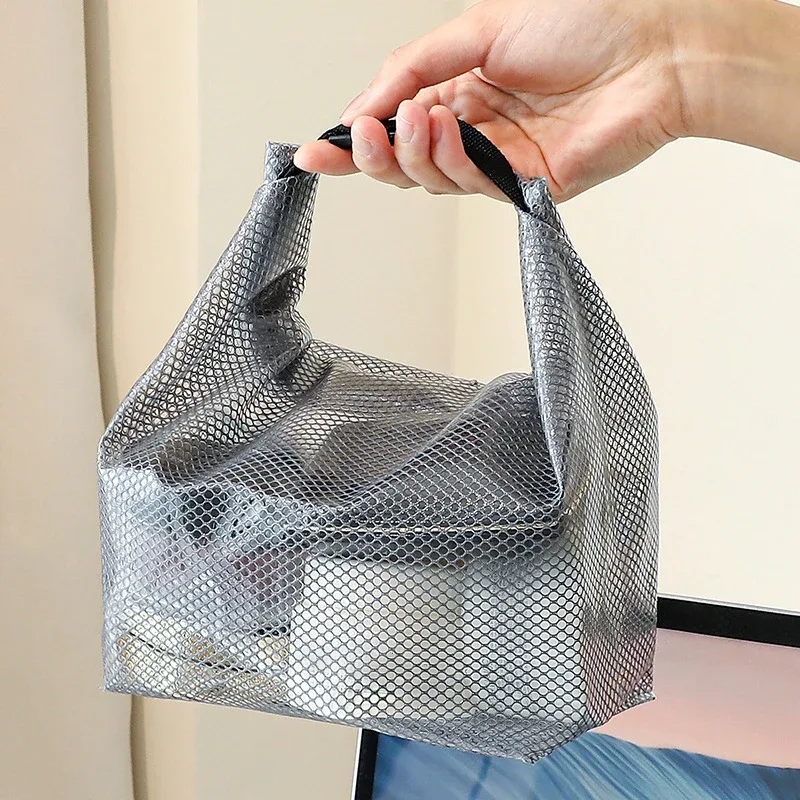 trousse de maquillage portable étanche, grande capacité, organisateur de voyage pour femmes, idéale pour les articles de toilette en extérieur et les vacances