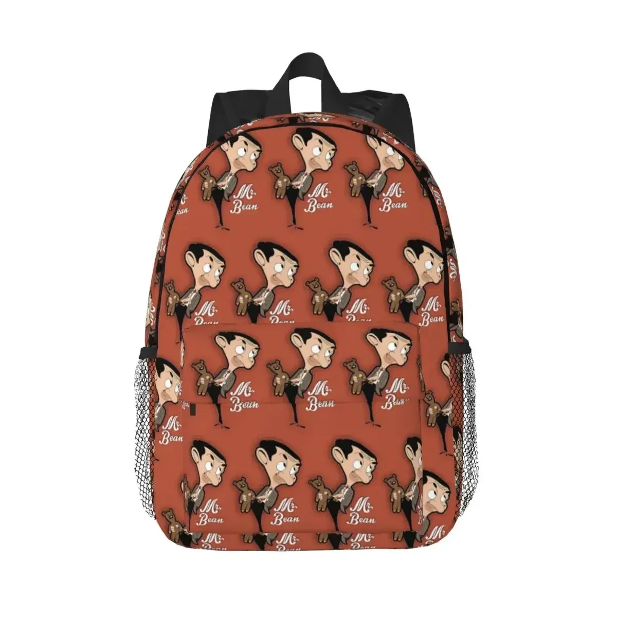 sac à dos de dessin animé mr. bean pour étudiants, garçons et filles, sac d'école pour enfants, sacs à bandoulière pour ordinateur pour hommes et femmes