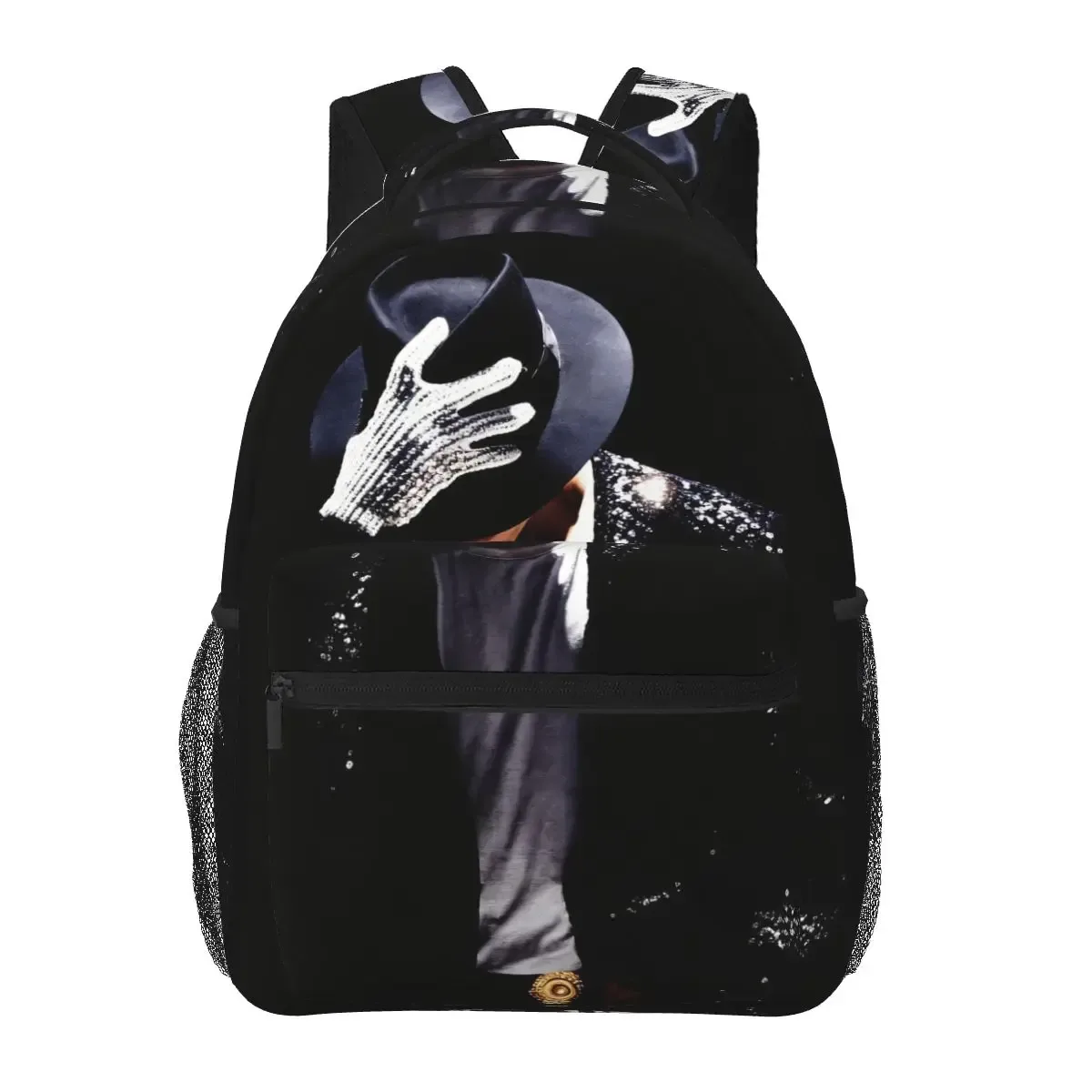 sac à dos à motif imprimé michael jackson pour étudiants, sac d'école, sac à dos de randonnée, sac à dos de voyage pour garçons et filles, sac à dos à la mode, sacs à bandoulière