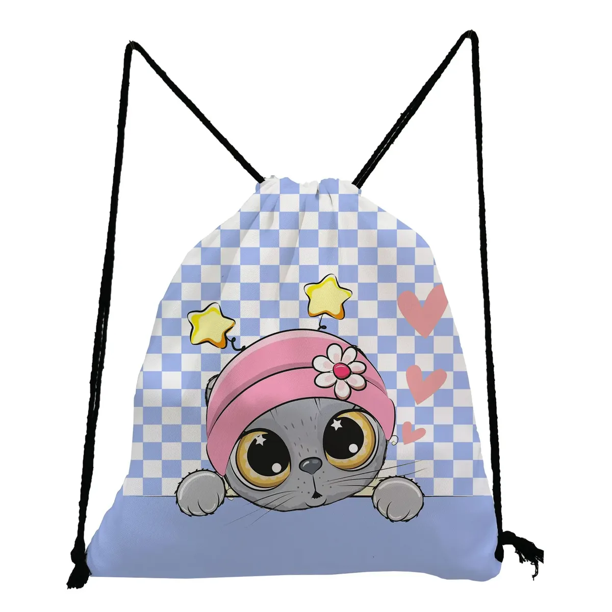 proximité wstring sac à dos portable pour femmes, poudres de bug astique, impression 3d, chat, shopping, mode, école, sac à chaussures pour bol, motif personnalisé